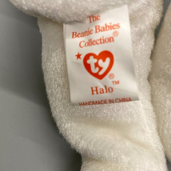Ty Beanie Babies 1998 Halo Angel Bear - Picture 7 of 8